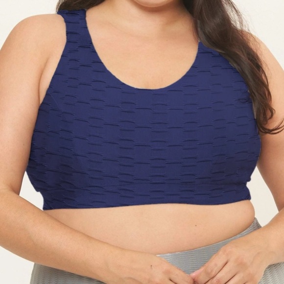 Lola Getts Active Other - 🆕 LOLA GETTS ACTIVE classic performance bra top - navy links pattern